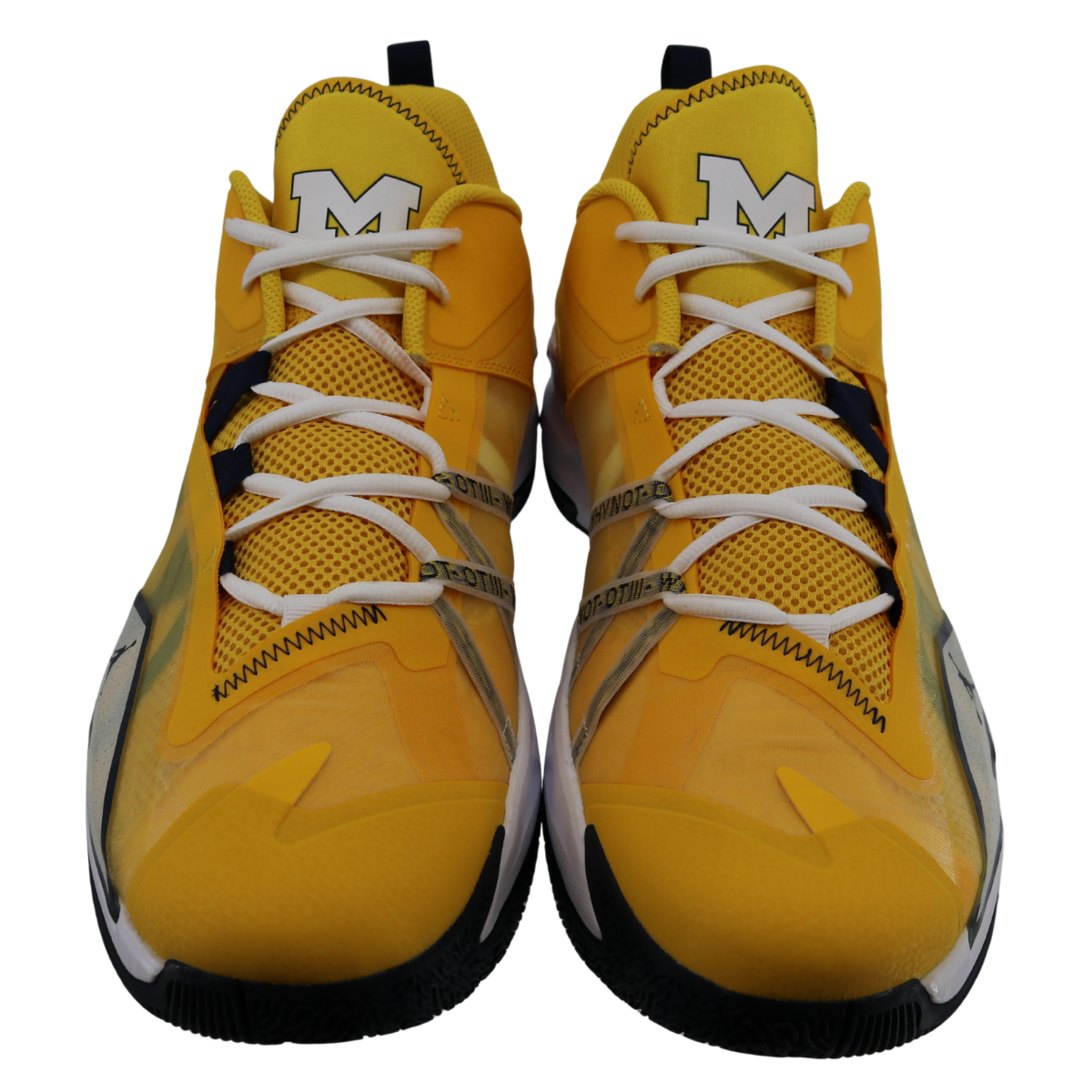 Nike Air Jordan 1 Take 3 Michigan Wolverines P Amarillo Yellow - Front View