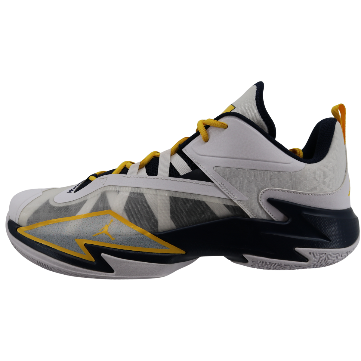 Nike Air Jordan 1 Take 3 Michigan Wolverines P Amarillo White - Outside View