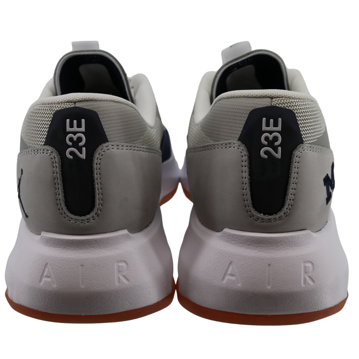 Nike Air Jordan Air 200E Michigan Wolverines P College White Navy - Back View