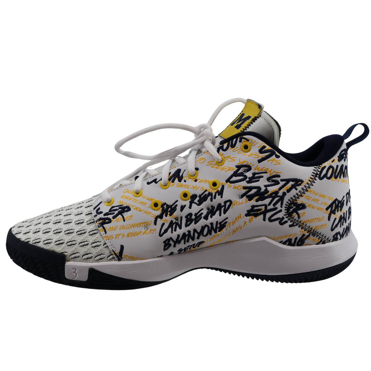 Air Jordan CP3.XII Michigan Wolverines "Road" - Inside View