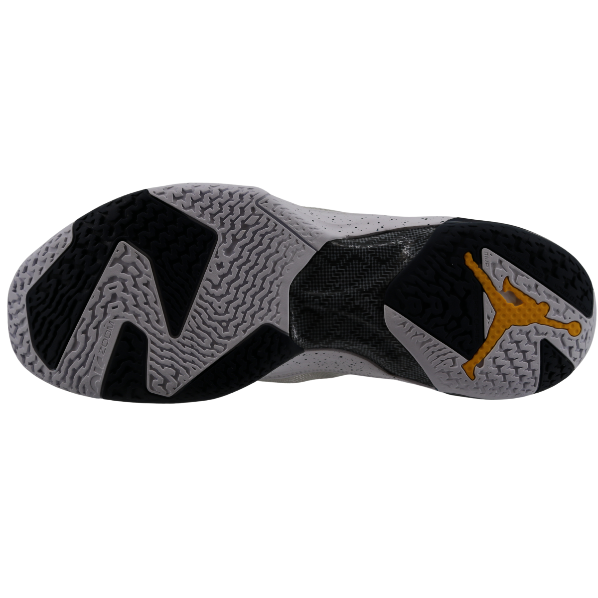 Nike Air Jordan XXXVII Michigan Wolverines P White - Under View