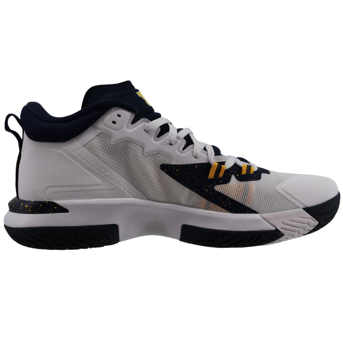 Nike Air Jordan Zion 1 Michigan Wolverines P White - Inside View