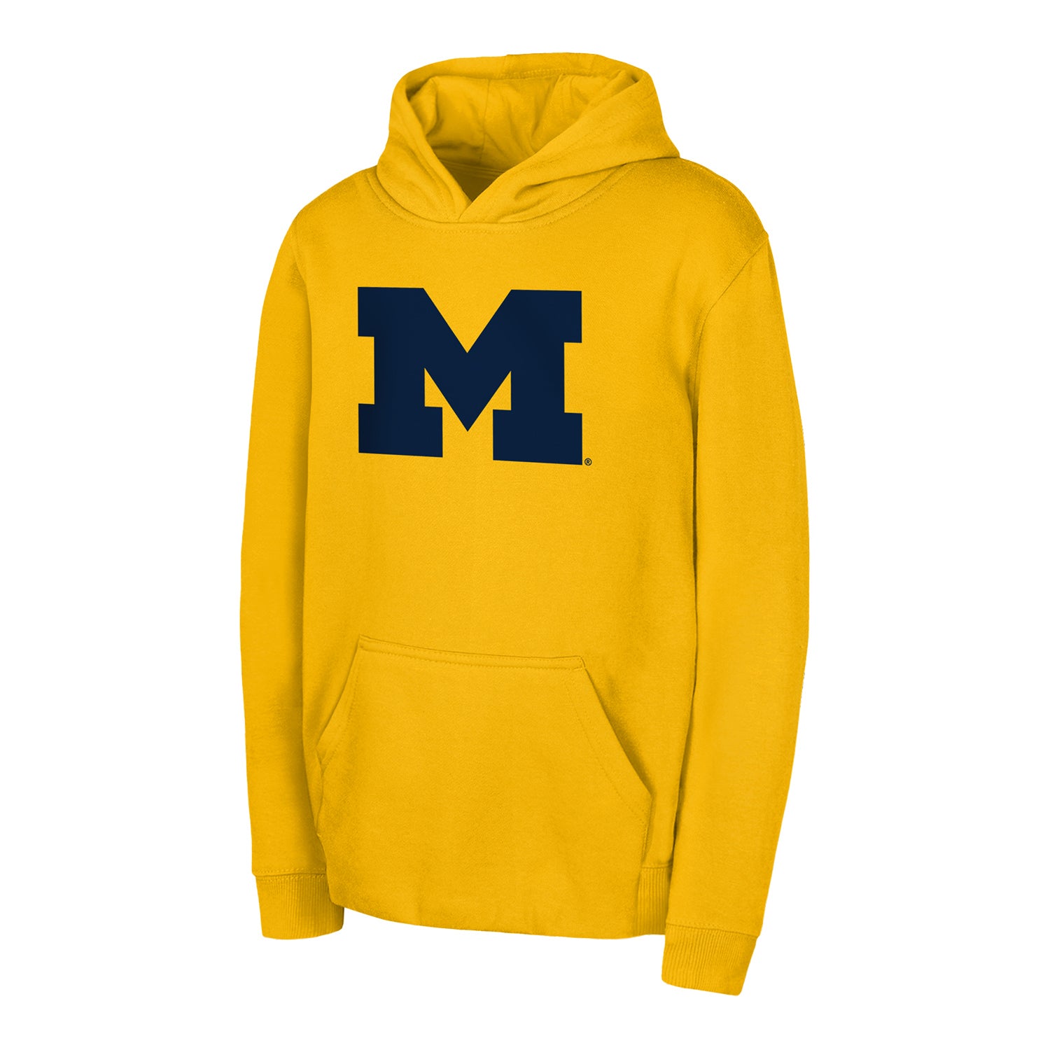 Michigan Wolverines Youth Maize Primary Logo Hoodie The M Den Shop