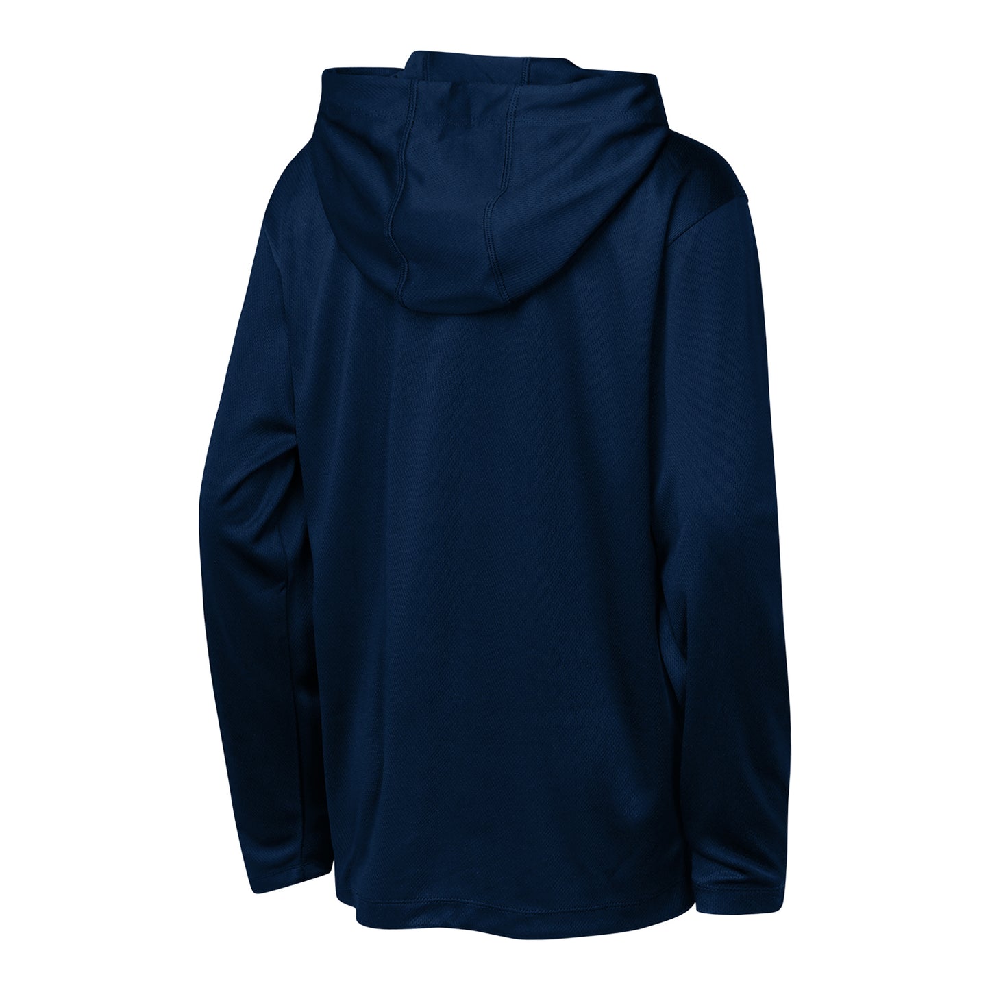 Michigan Wolverines Youth Navy Tonal Art Hoodie - Back View