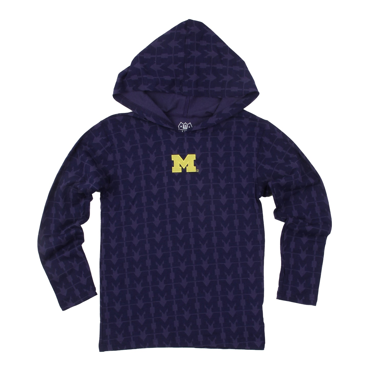Michigan Wolverines Youth Embroidered Hoodie
