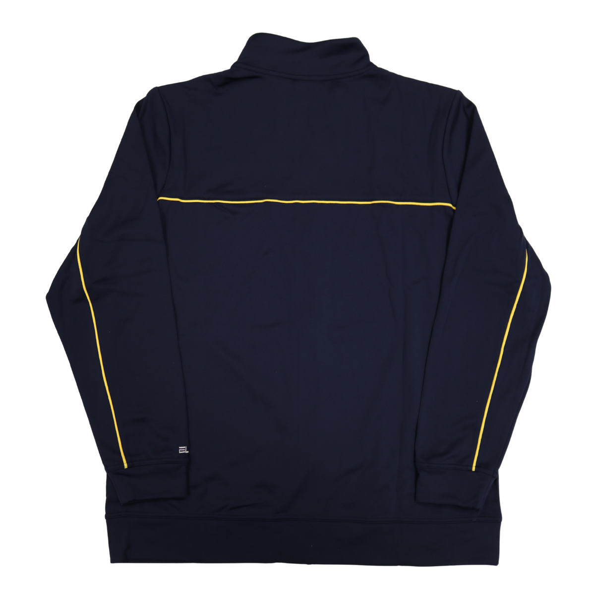 Nike Air Jordan Michigan Wolverines Navy Embroidered Yellow M Zip up Jacket -  Back View