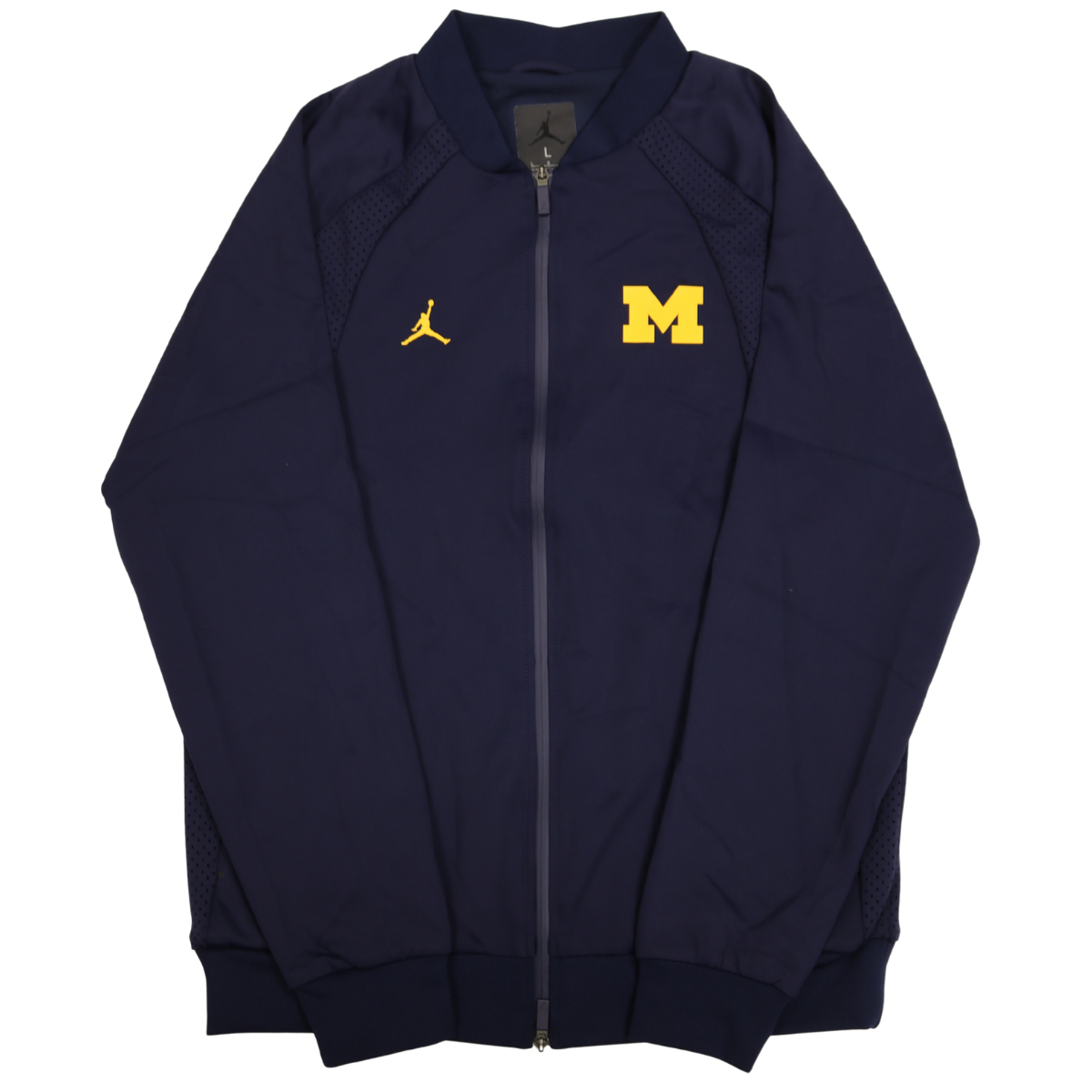 Nike Air Jordan Michigan Wolverines Navy Vented Zip up – The M Den