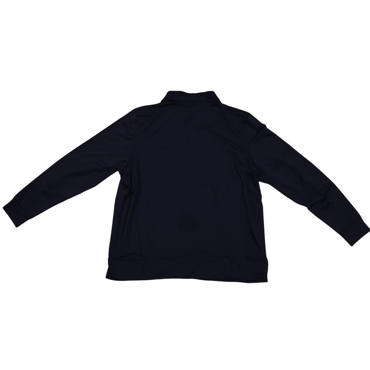 Nike Air Jordan Michigan Wolverines Navy Yellow Logo M Zip Up w/ Open Pockets - Back View