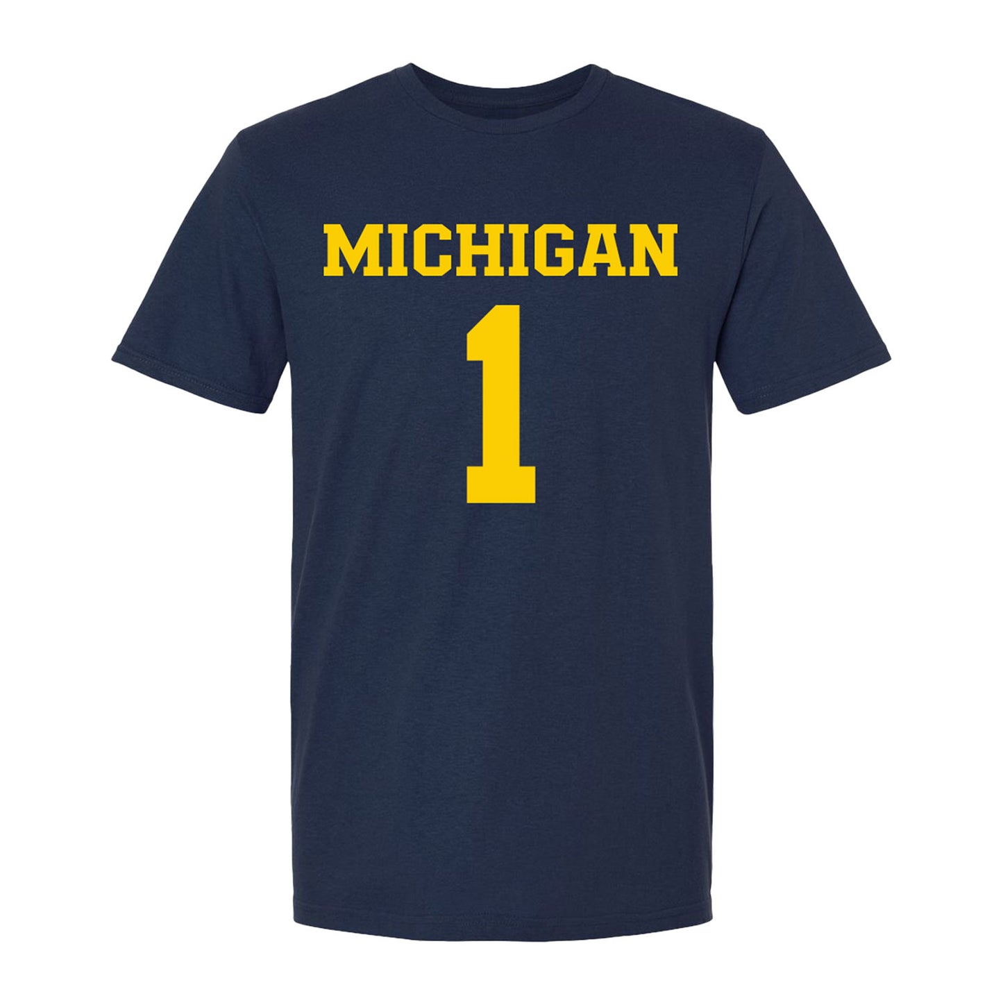 Michigan Wolverines Men's Lacrosse Student Athlete #1 Matt Han T-Shirt