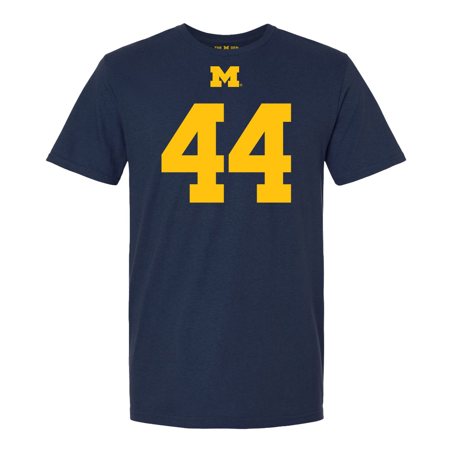 Michigan Wolverines #44 Damon Payne Student Athlete Blue Football T-Shirt - Front View