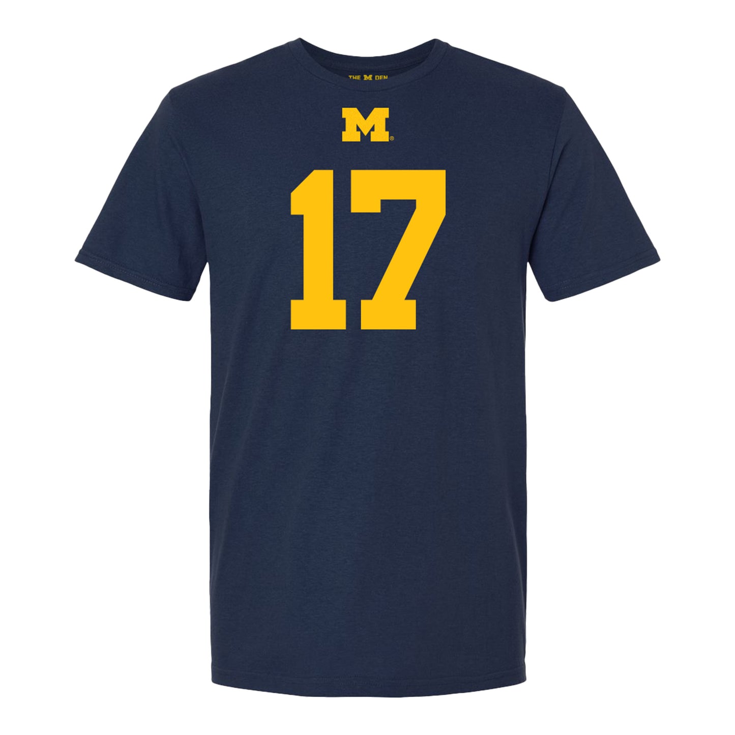 Michigan Wolverines #17 Brady Smigiel Student Athlete Blue Football T-Shirt