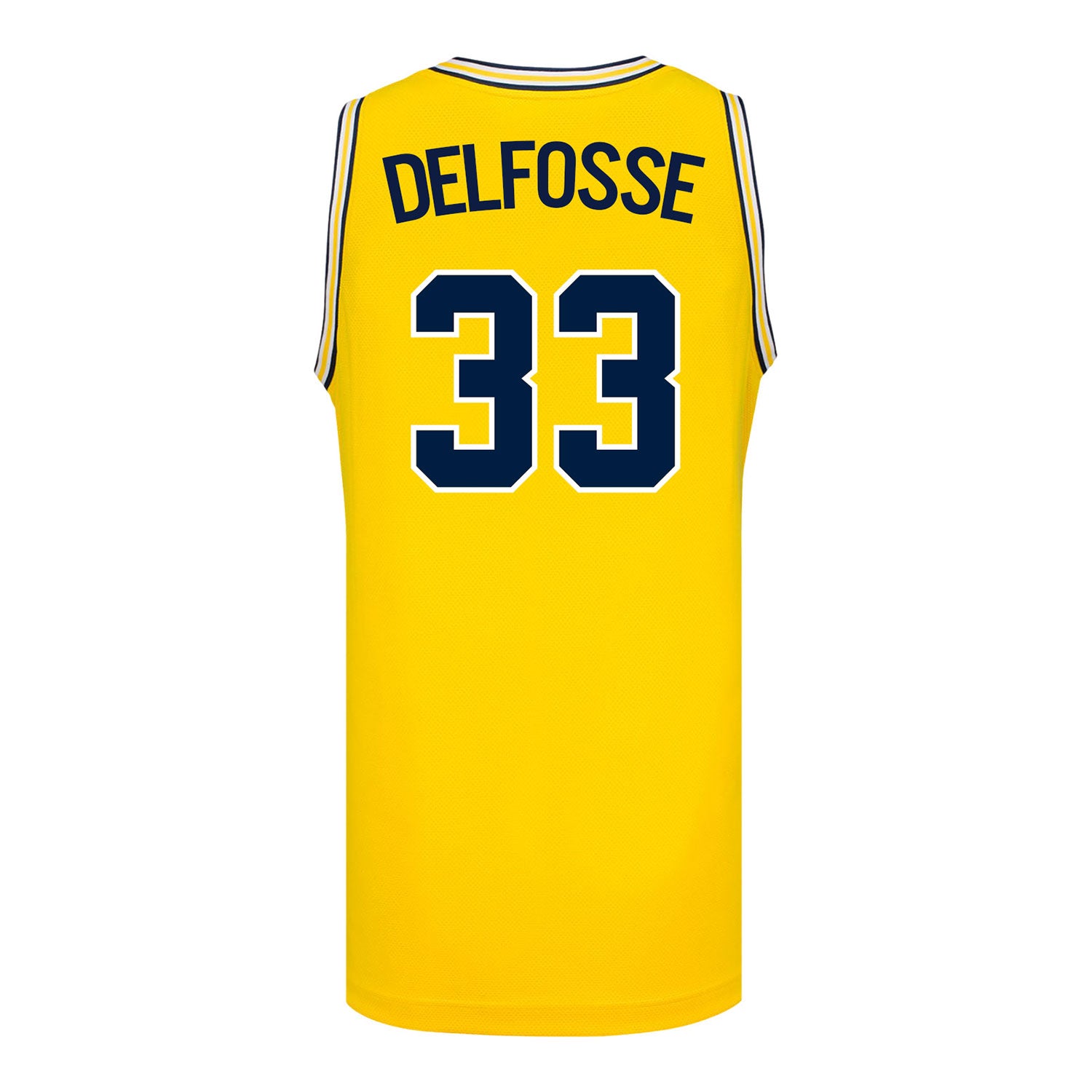 Michigan Wolverines #33 Te'Yala Delfosse Student Athlete Maize