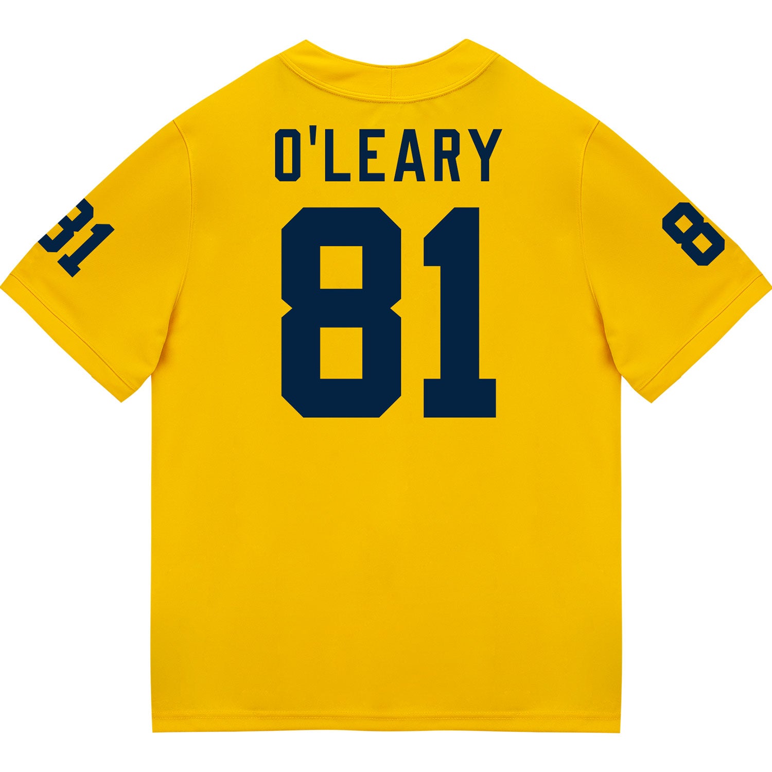 Michigan Wolverines #81 Peyton O'Leary Student Athlete Maize