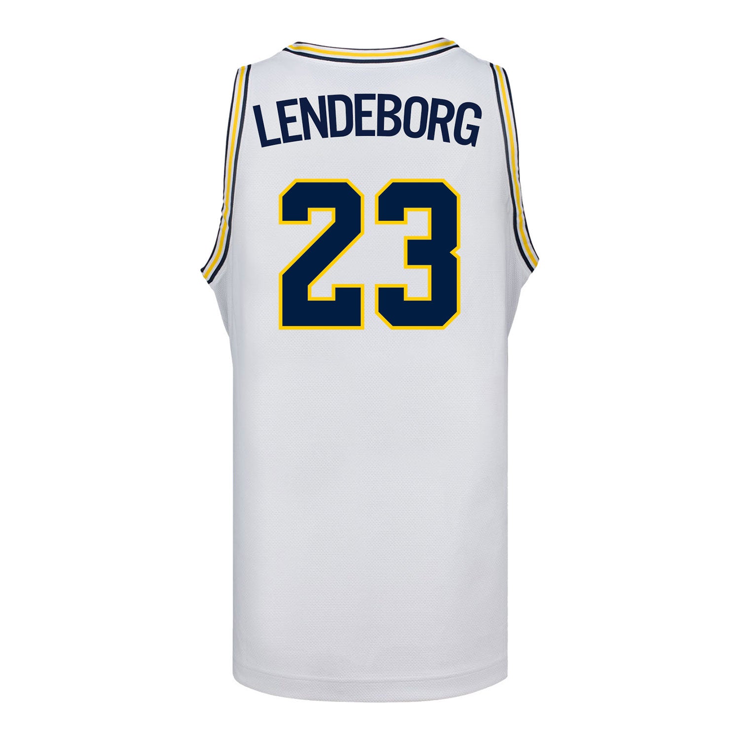Michigan Wolverines #23 Yaxel Lendeborg Student Athlete White