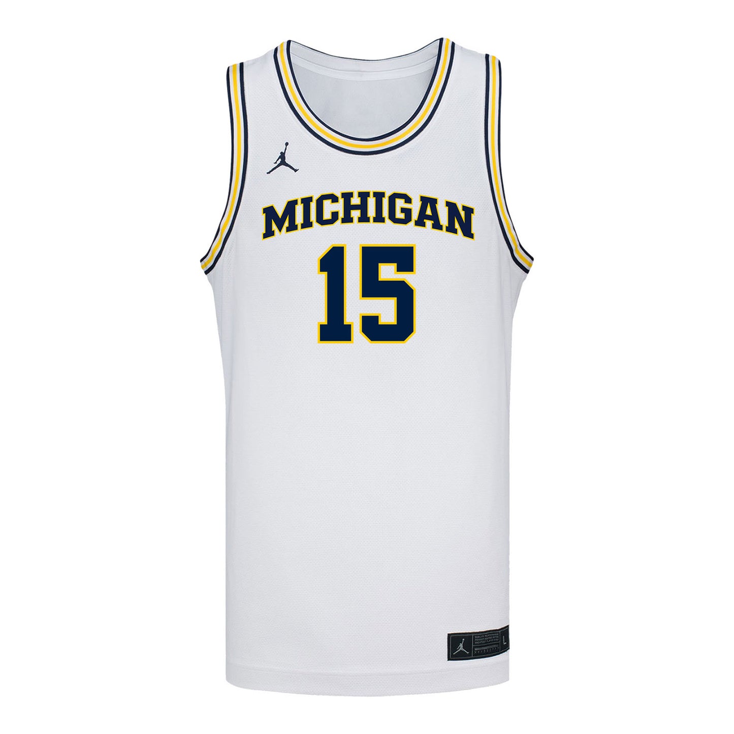 Michigan Wolverines #15 Ashley Sofilkanich Student Athlete White Women's Basketball Jersey