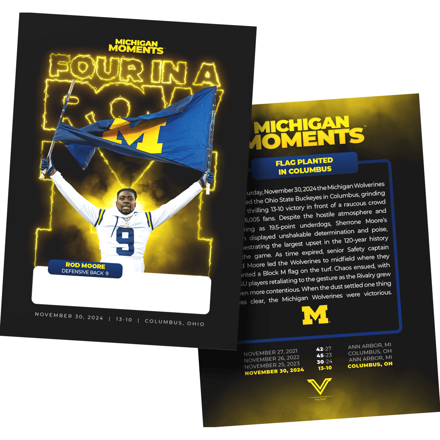 University of Michigan Football NIL 2024 Upset Collector Pack