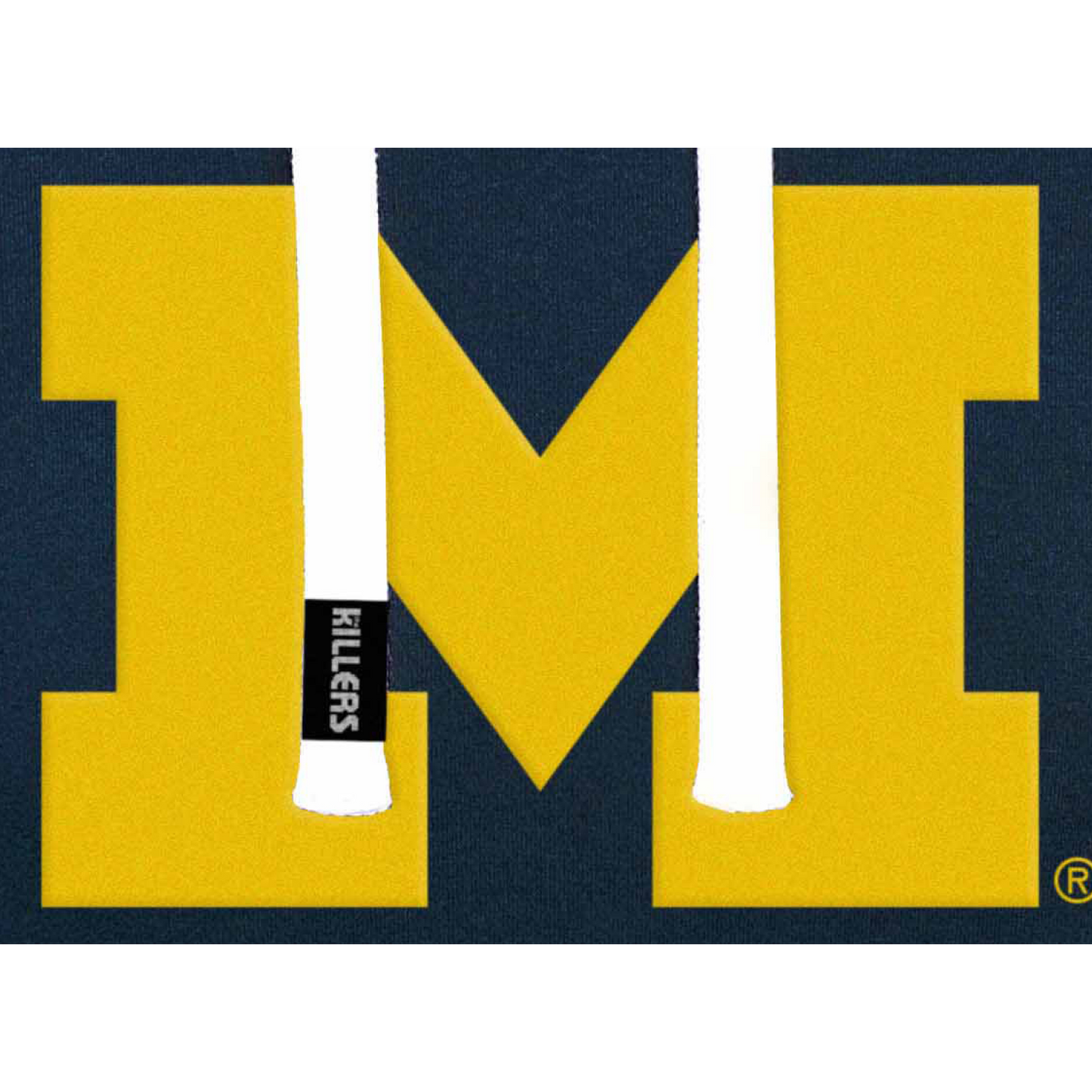 Michigan Wolverines Mr. Brightside Midnight Navy Olsen Hoodie - Killers Tag View