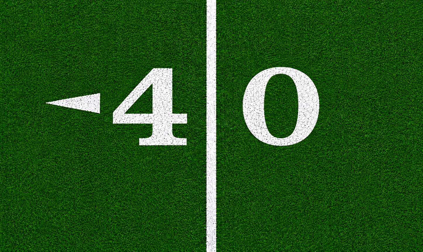 University of Michigan Authentic '-40' Yard Line Game Used Michigan Stadium Field Section (Pre-Order)