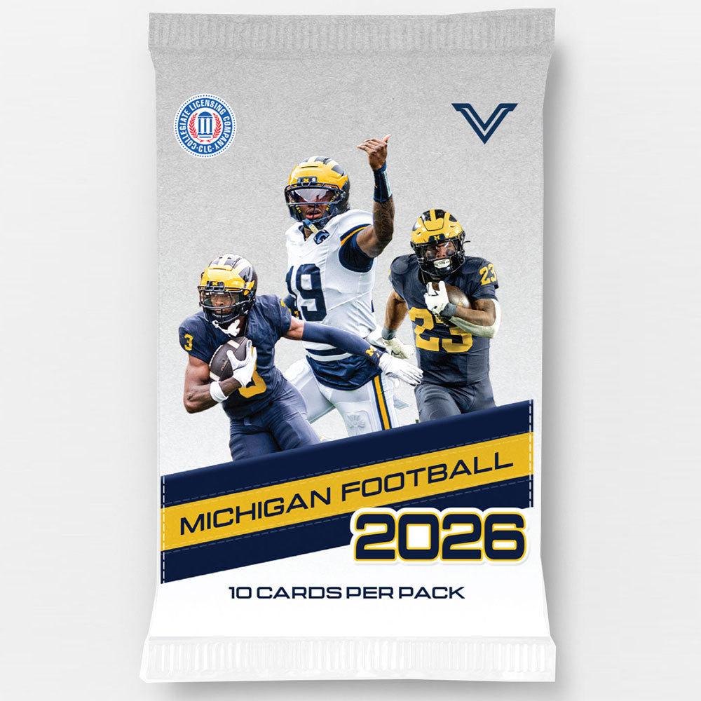 Valiant University of Michigan Football 2026 Trading Card Pack