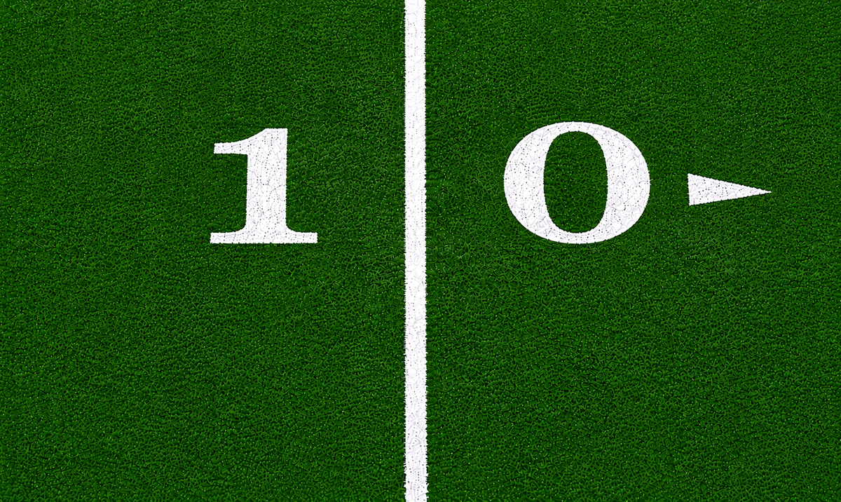 Michigan Big House Official 10 Yard Marker Turf Cutout