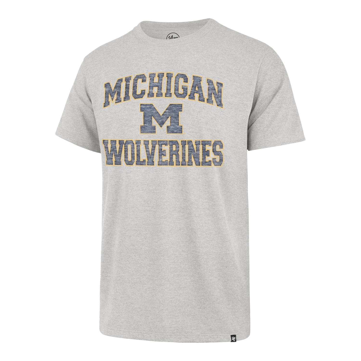 Michigan Team Store Michigan Wolverines Grey ’47 Brand Tee – The M Den Shop
