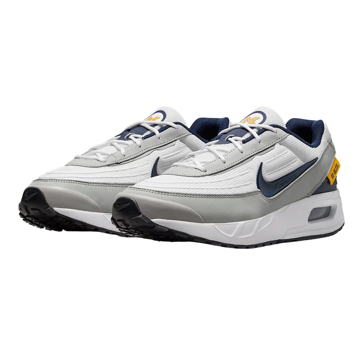 Michigan Wolverines Nike Air Max Verse Shoes - Front Right View