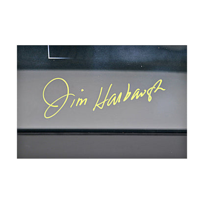 Jim Harbaugh Michigan Wolverines Signed 20x24 Quote Framed Photo (Fanatics) - Signature View