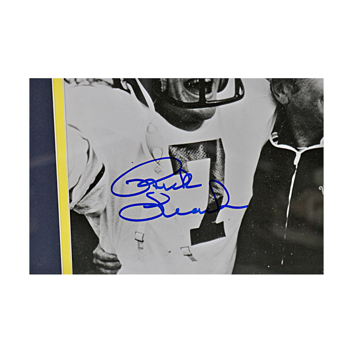 Rick Leach Michigan Wolverines Signed 8x10 Framed Photo (JSA COA) - Signature View