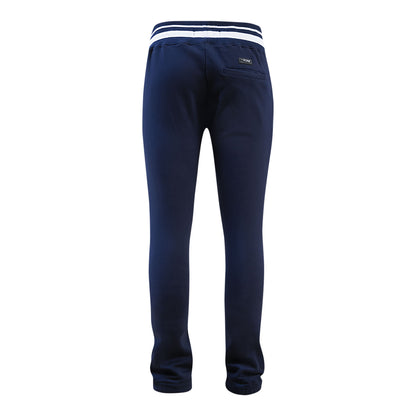 Michigan Wolverines Classic Stacked Logo Fleece Sweatpants In Navy - Back View