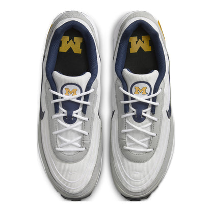 Michigan Wolverines Nike Air Max Verse Shoes - Above View
