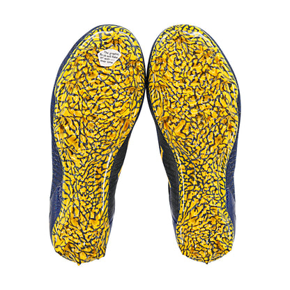 Jordan Brand Alpha Menace Elite 2 University of Michigan Team Issued Cleats Size 17 In Blue - Under View