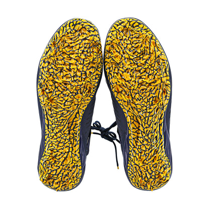 Jordan Brand Alpha Menace Pro 2 University of Michigan Team Issued Cleats Size 12 In Blue - Under View