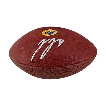 JJ McCarthy University of Michigan Autographed Team Issued Nike Vapor Elite Ball #29 Football (CX Auth) - Signature View