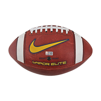 JJ McCarthy University of Michigan Autographed Team Issued Nike Vapor Elite Ball #67 Football (CX Auth) - Front View