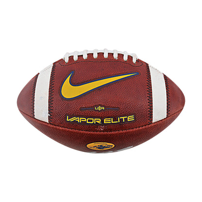 JJ McCarthy University of Michigan Autographed Team Issued Nike Vapor Elite Ball #117 Football (CX Auth) - Front View