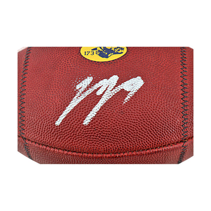 JJ McCarthy University of Michigan Autographed Team Issued Nike Vapor Elite Ball #173 Football (CX Auth) - Signature View 2