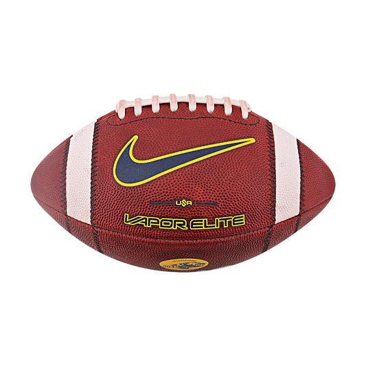 JJ McCarthy University of Michigan Autographed Team Issued Nike Vapor Elite Ball #204 Football (CX Auth) - Front View