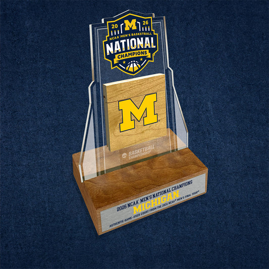 Michigan Wolverines 2026 NCAA® Men’s National Championship Trophy Desk Frame