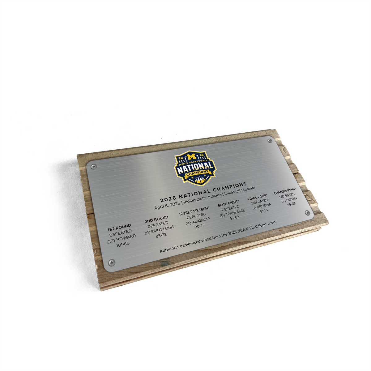 Michigan Wolverines 2026 NCAA® Men’s National Championship Mini Court
