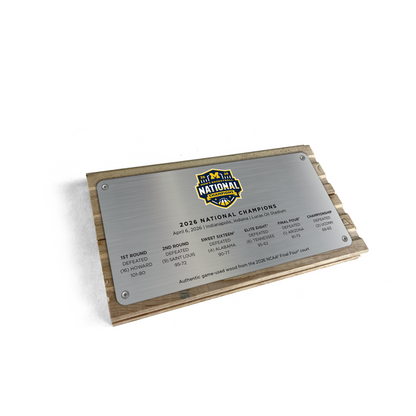 Michigan Wolverines 2026 NCAA® Men’s National Championship Mini Court