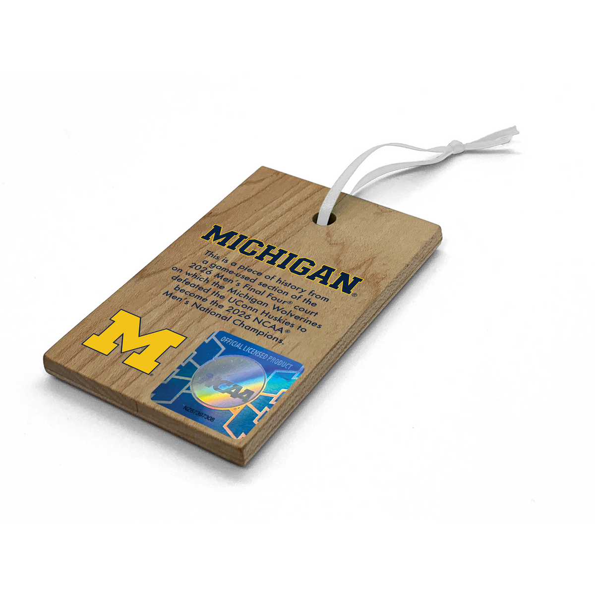 Michigan Wolverines 2026 NCAA® Men’s National Championship Ornament