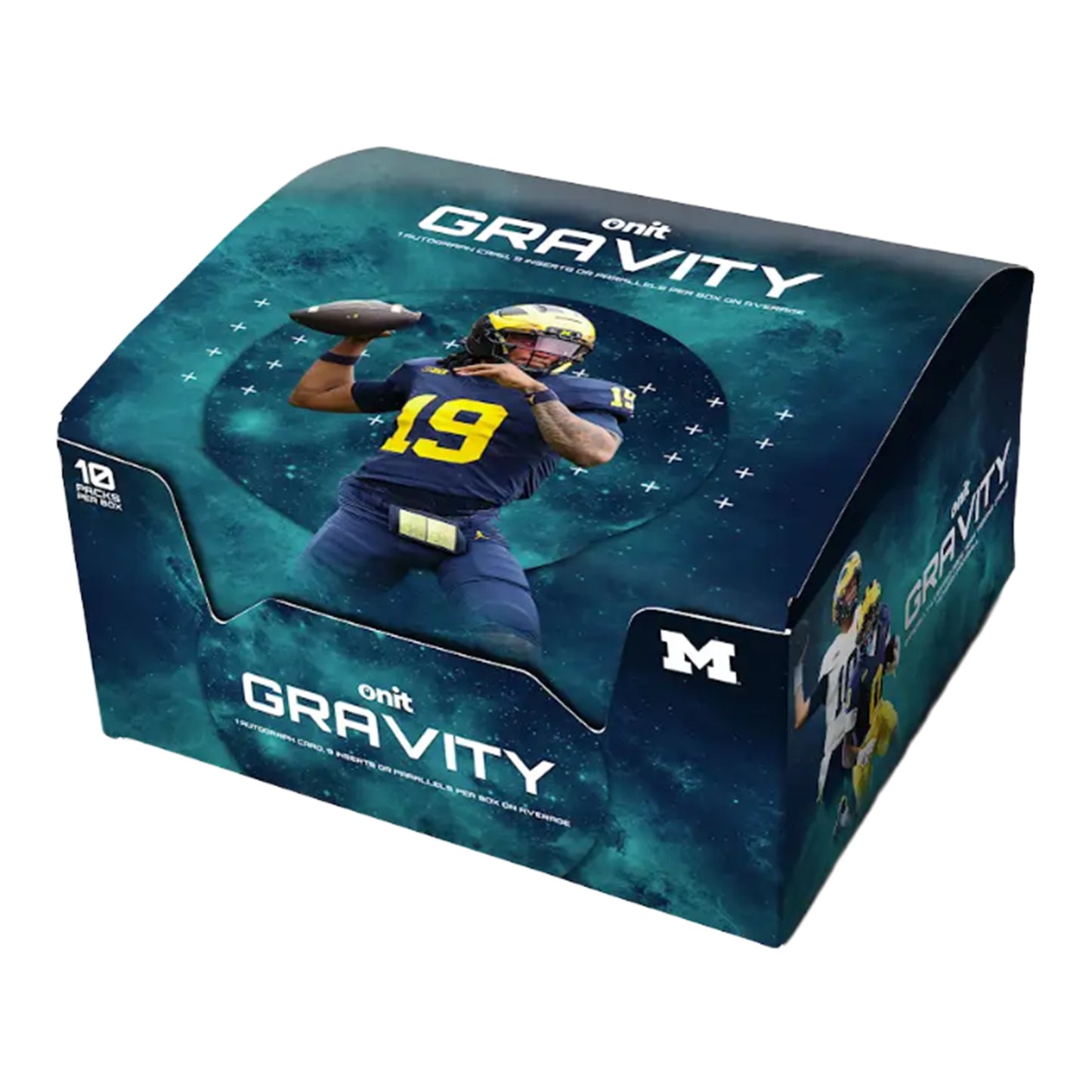 ONIT 2025 Michigan Football Gravity Hobby Box - Front View