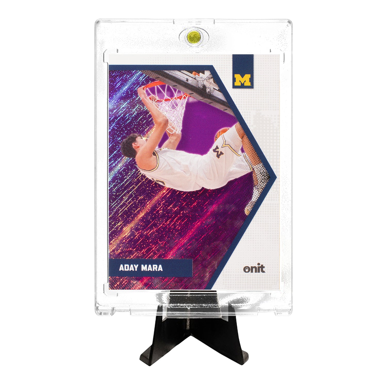 ONIT Michigan Wolverines Men's Basketball NIL Trading Card Single Pack - Card View