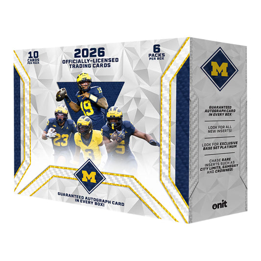 ONIT Michigan Wolverines Football 2026 NIL Trading Card Platinum Box