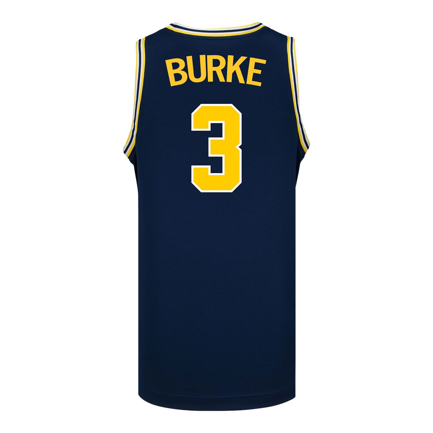 Michigan Wolverines #3 Trey Burke Blue Basketball Jersey