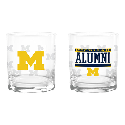 Indigo Falls 14 oz. XD Alumni Rock Glass - Multi View