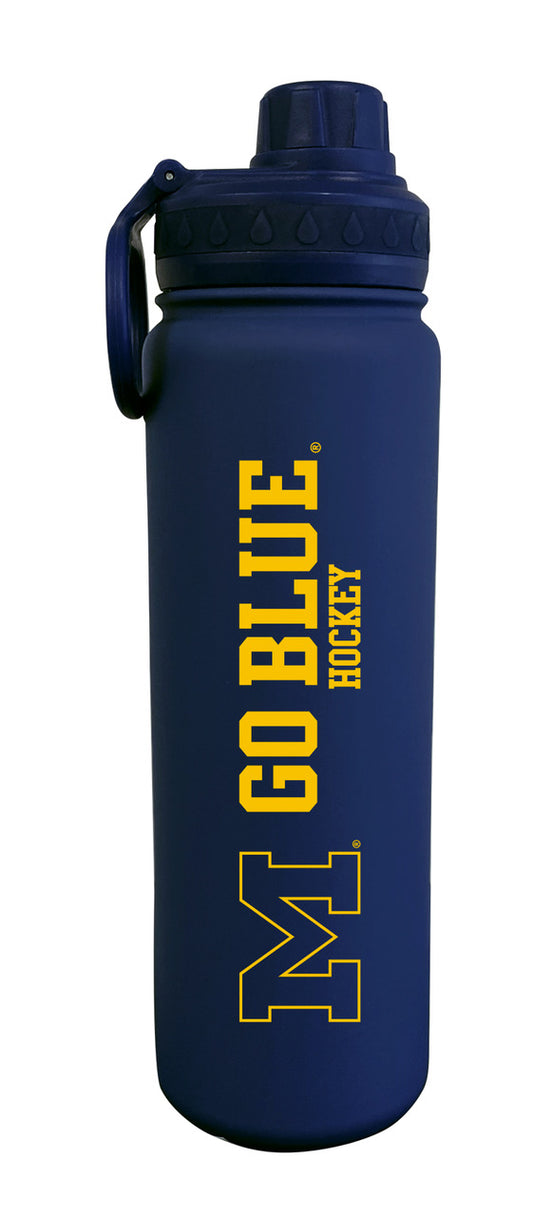 Michigan Wolverines Hockey Tumbler - Front View