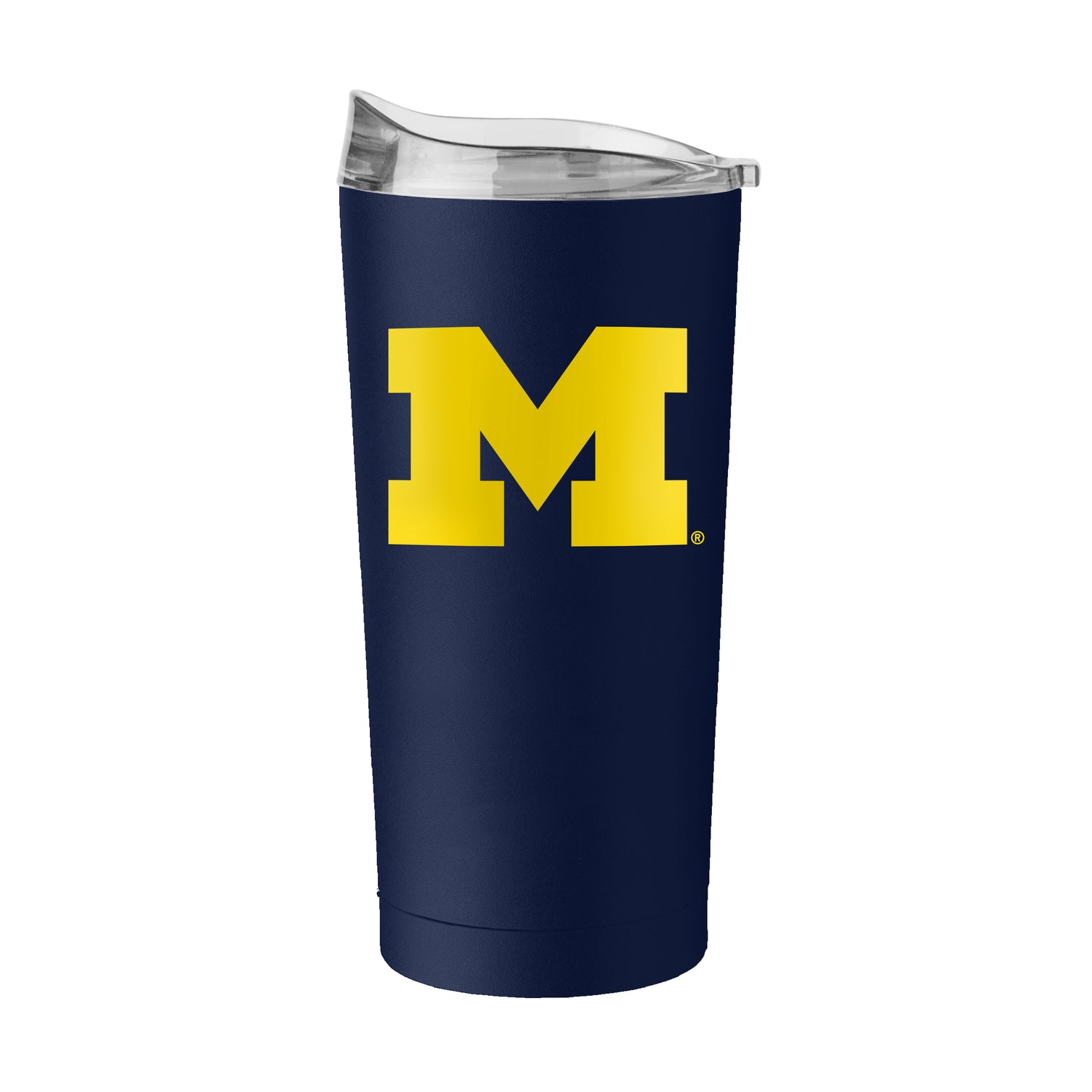 Michigan Wolverines Flipside Navy 20oz Tumbler - M Logo View