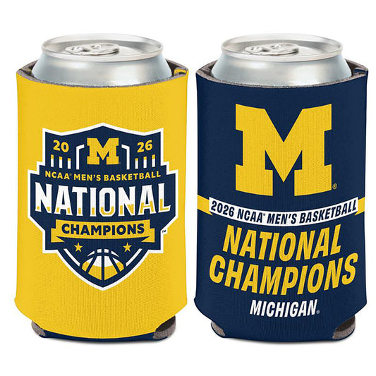 Michigan Wolverines Men's Basketball National Champs Can Coozie