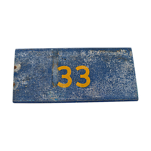 Michigan Wolverines Authentic 60's-90's Big House Fiberglass #33 Bleacher Seat